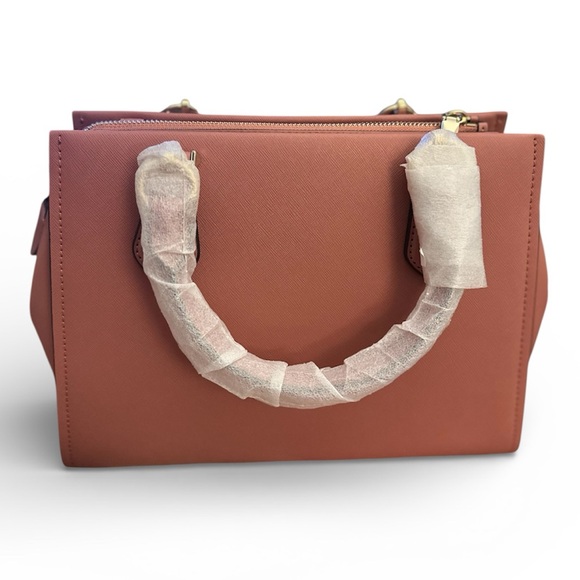 Michael Kors Marilyn Saffiano Leather Satchel Bag - Picture 6 of 11